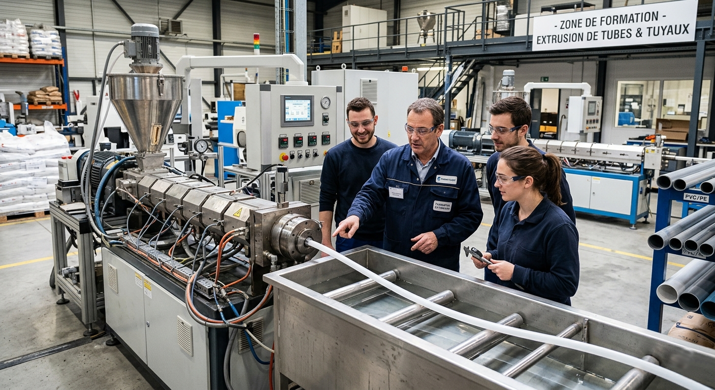 Extrusion des tubes et tuyaux
